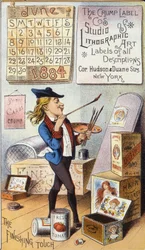 Crump Label Co.s Studio Lithographic Art、1884（カラーリソ[トレーディングカード]）